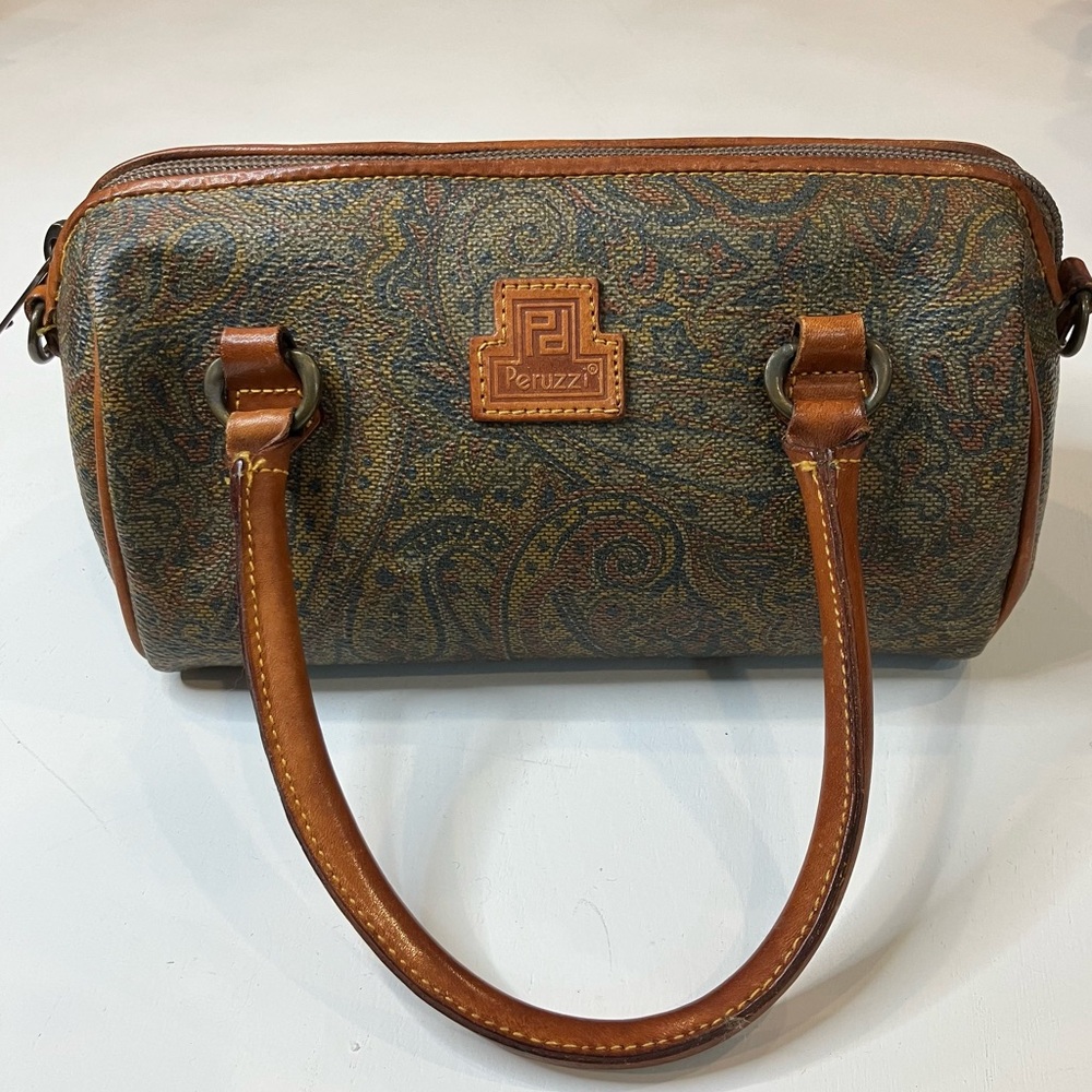 Peruzzi | Mini Leather Speedy Style Bag